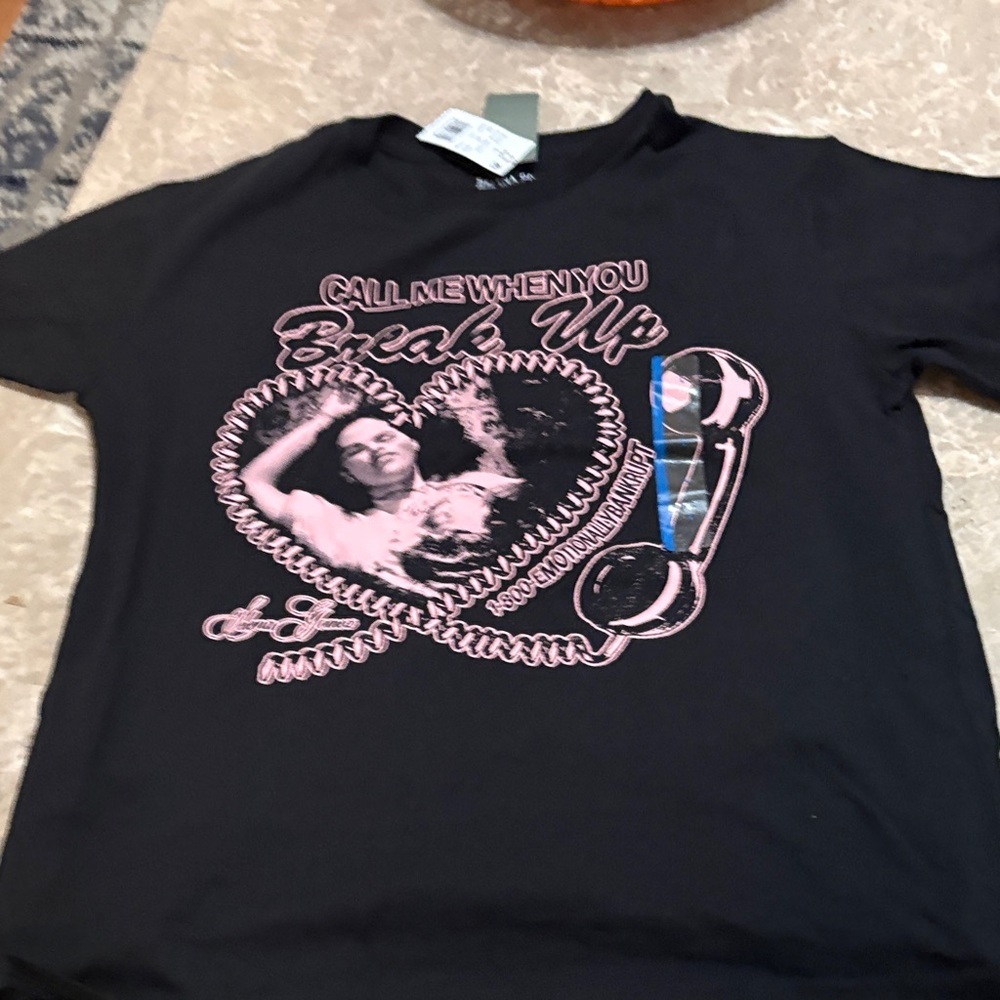 Selena Gomez Black Graphic Tee